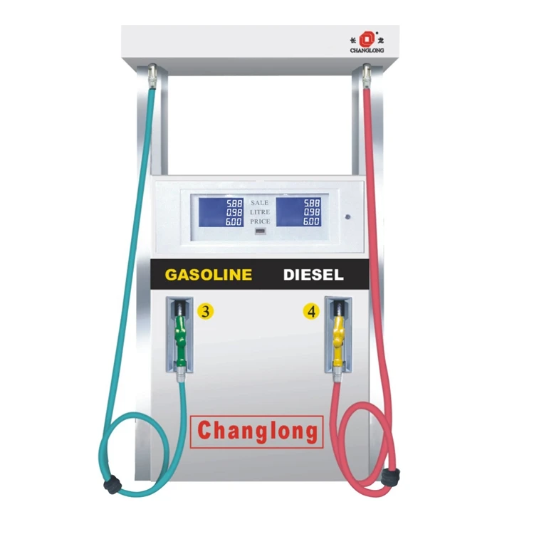 High flow fuel dispenser display meter fuel dispenser