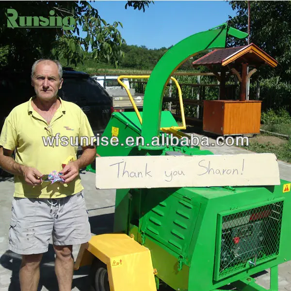 Forestry machinery manufacturer (CE No.OSE-11-0804/01) wood chipping machine