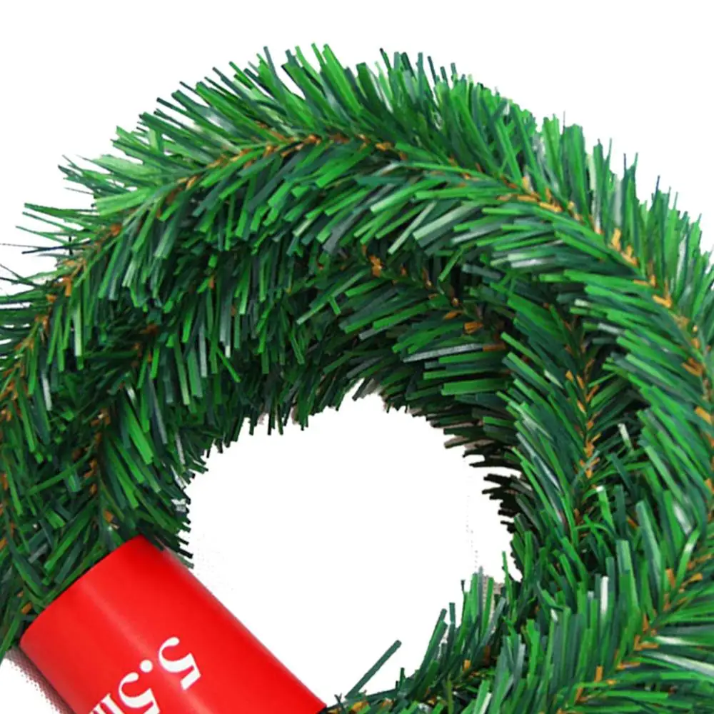 5.5m Pine Christmas Garland Decorative Eco-friendly Green Artificial Xmas Tree Rattan Banner Decoration