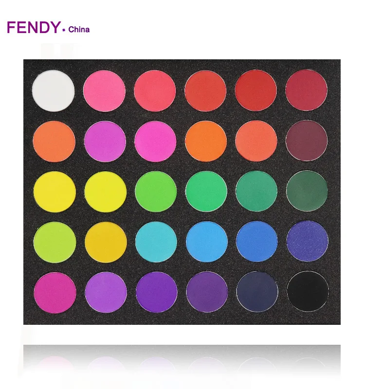 Под заказ 30 цветов матовые тени для век черный блеск палитра теней для век