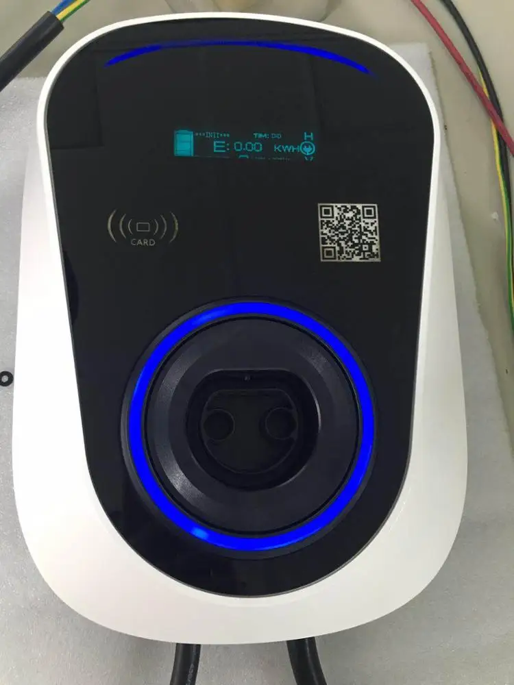 7.4KW 32A single phase EV wallbox Sation 2080-SES-32-ORW-5C