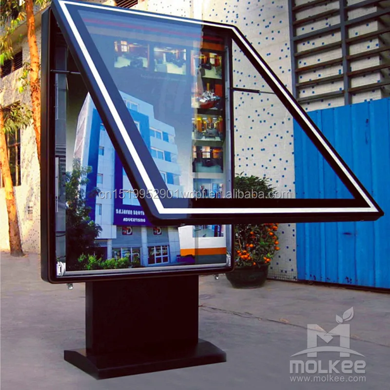 Outdoor scrolling city light box scrolling led advertising Billboard