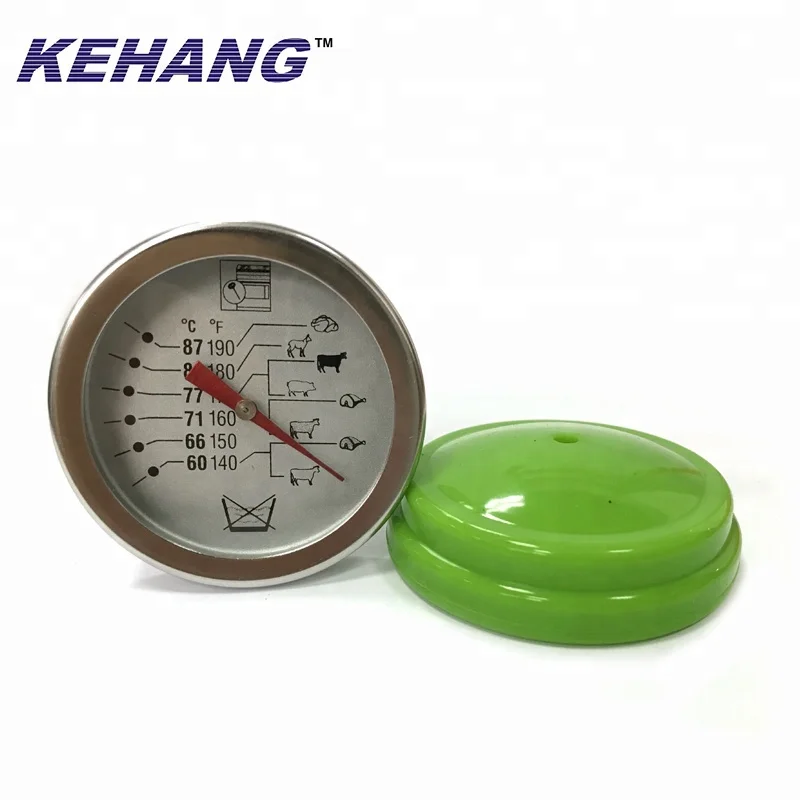 meat food thermometer with silicon protection cover temperature instruments