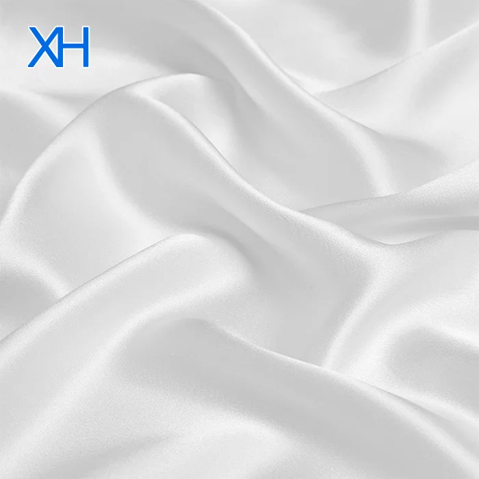 
Low Minimum 100% Silk Satin Fabric Charmeuse Wholesale Satin 14654 with Low Price by Xinhe Textiles 