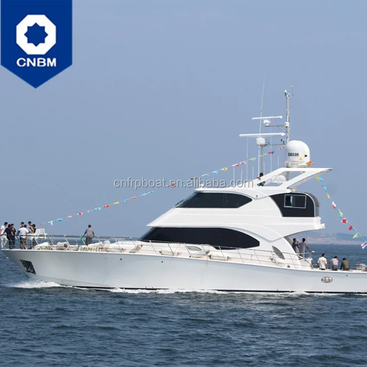 
84 ft RS Classification Society Fiberglass Hull Material Large Yacht Luxury Boat for Sale Dubai 