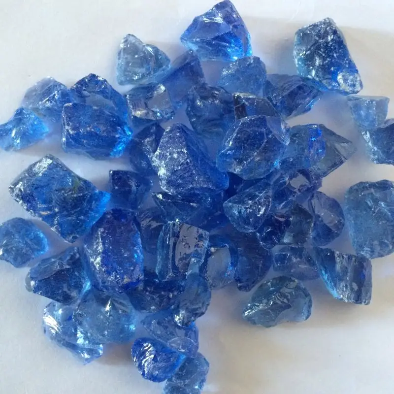 Здание цветные переработанный щебень зеркального