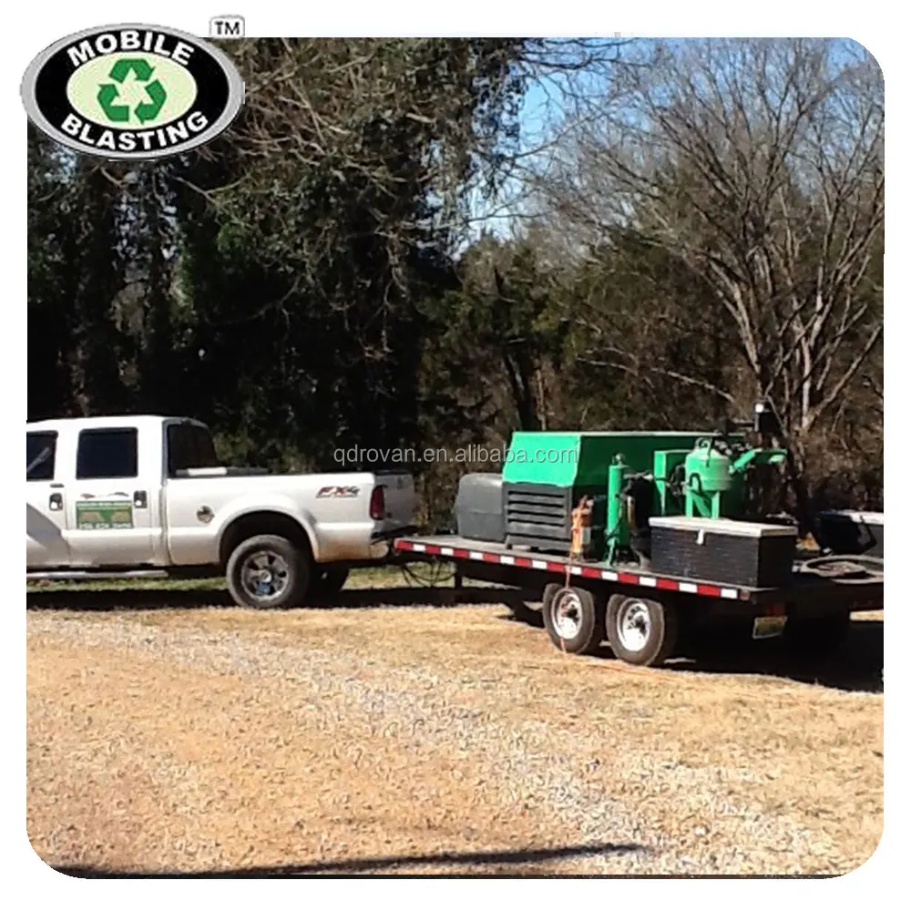 2017 лучшее качество, Китай, подвижная беспыльная пескоструйная обработка с прицепом/наружный недорогой беспыльный Пескоструйный Аппарат