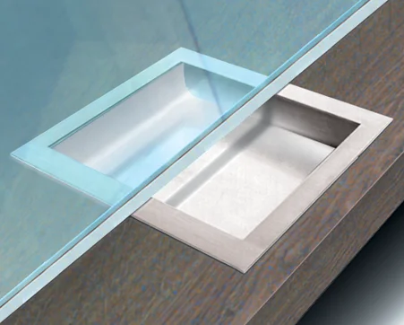 Заказной ловушка из нержавеющей стали утопленный лоток для денег или deay банка