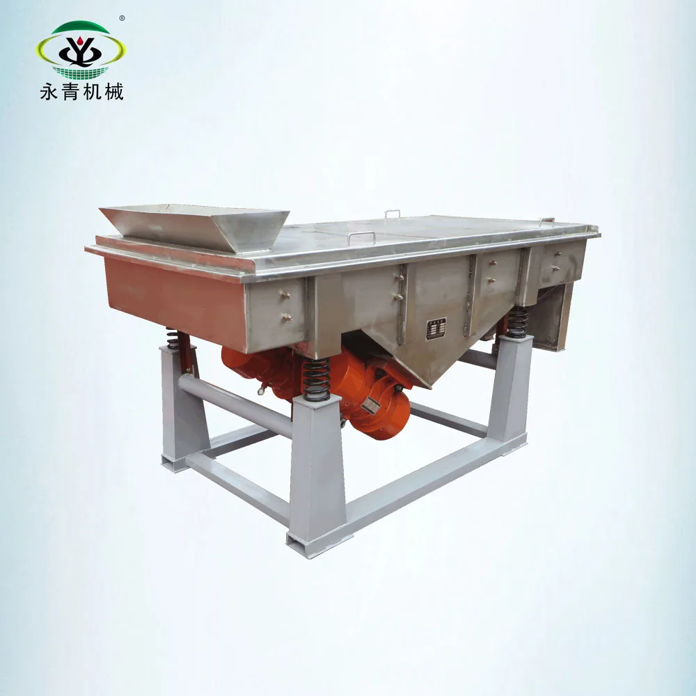 High efficiency rectangle vibrating screen machine for cashew, coffee beans