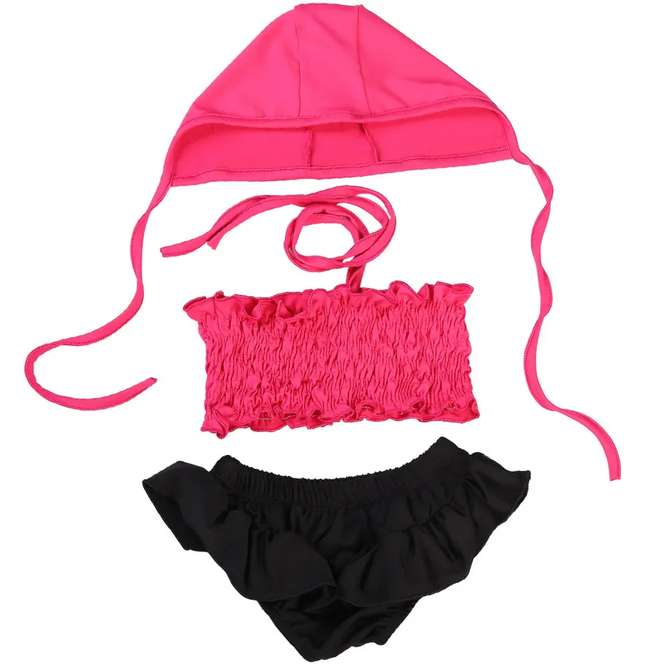 hot girls bikini kids swimsuit summer beach girl swimwear