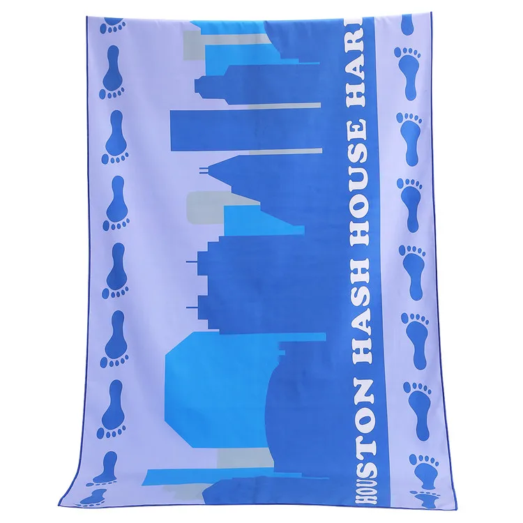 Custom Large Microfibre Beach Towel Blanket Towel Picnic Mat for Kids And Adult Sand Free Beach Towel