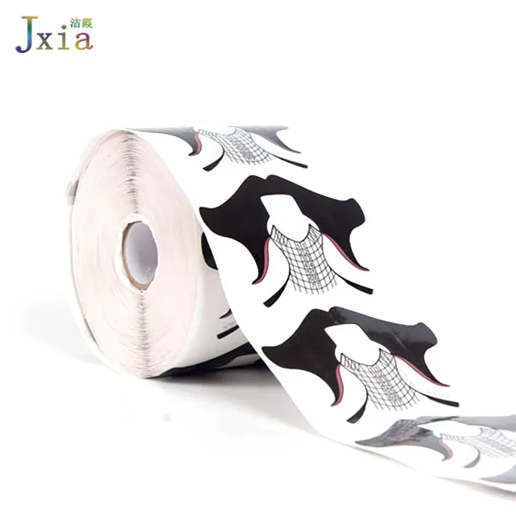  Jiexia пользовательская поддержка салонный УФ гель наконечник удлинитель инструменты прозрачный ПВХ пластиковые формы для ногтей