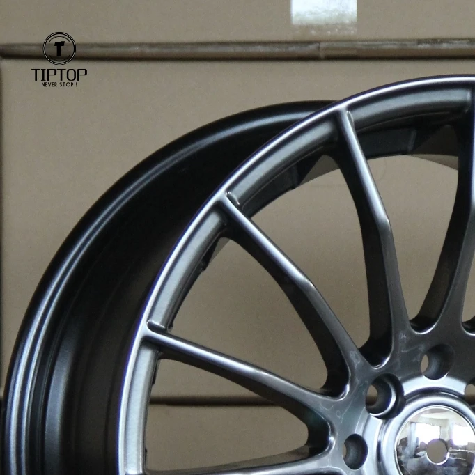  Автомобильные диски 14 дюймов 4 отверстия Х100 Ин матовая черная поверхность машины через стандарт качества jwl подходят для немецкого автомобиля