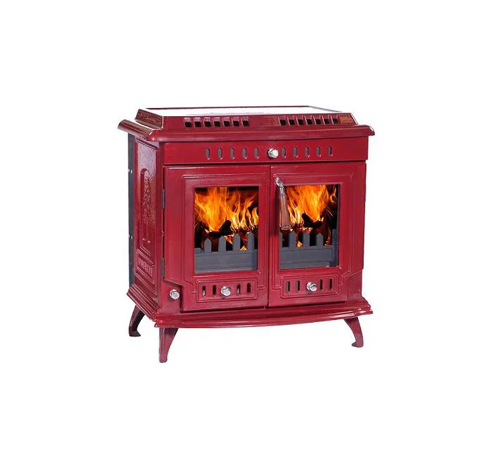 Traditionally Designed Contemporary Features Wood Stove Turkey Romantic Red
