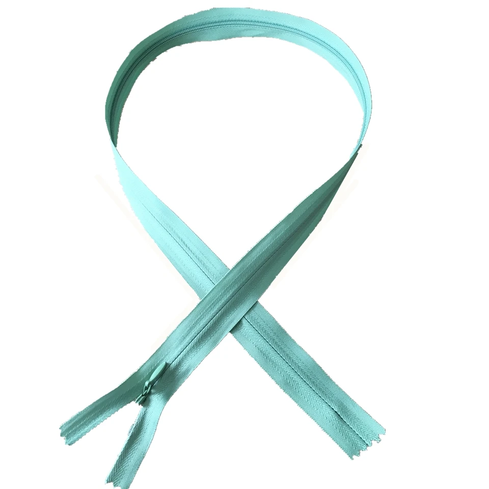 Professional Custom Factory Direct Price #3 Fancy Nylon Invisible Coil Zippers For Diy Sewing Back/dress
