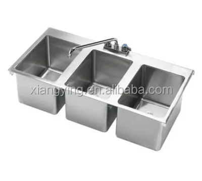 OEM ODM NSF certified High quality 304 Stainless Steel commercial kitchen One Tub Drop In apron sink kitchen