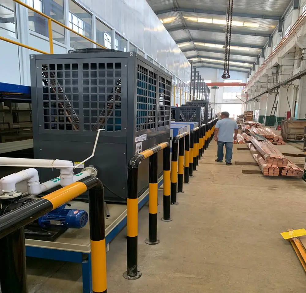 Environmental friendly automatic gantry crane rack plating line machine for nickel zinc chrome copper plating industry