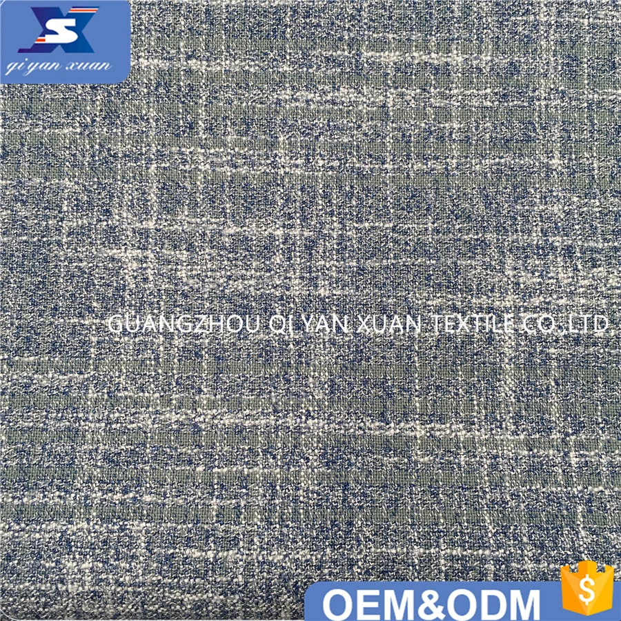 Мужской Блейзер в клетку, блейзер из ткани с яркой текстурой, полиэстер, вискоза, спандекс