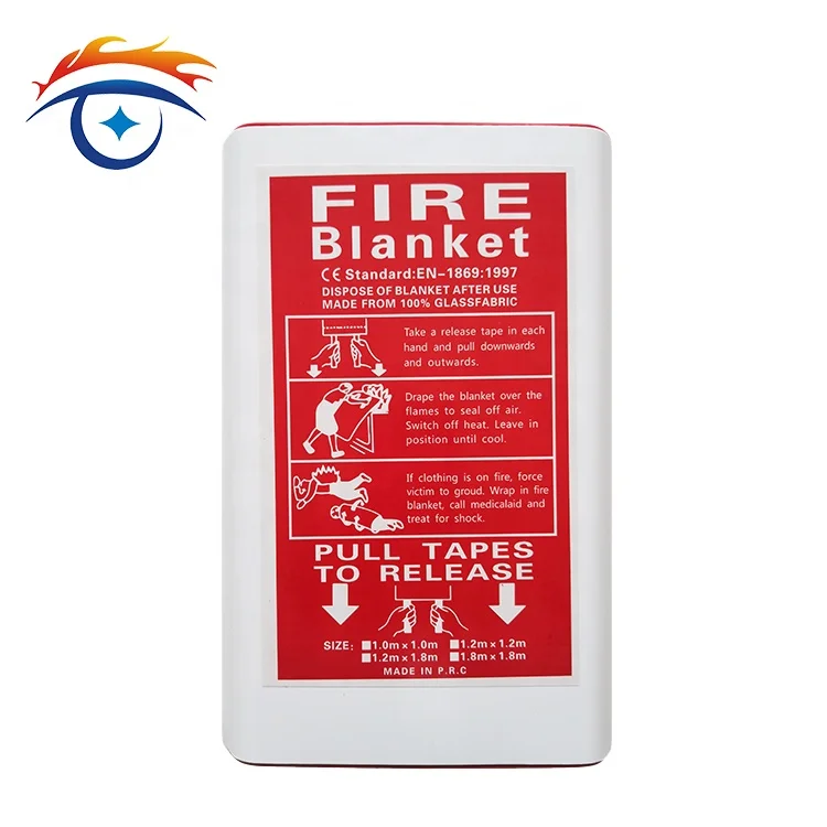 
EN1869 fiberglass fire welding blanket Fire blanket for household or industrial emergency to avoid fire house trend 