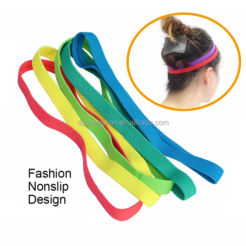 Женские эластичные повязки на голову для йоги, обтягивающие повязки на голову для девочек