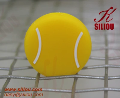 Factory whole sale customized silicone tennis string vibration dampener tennis sport accessory