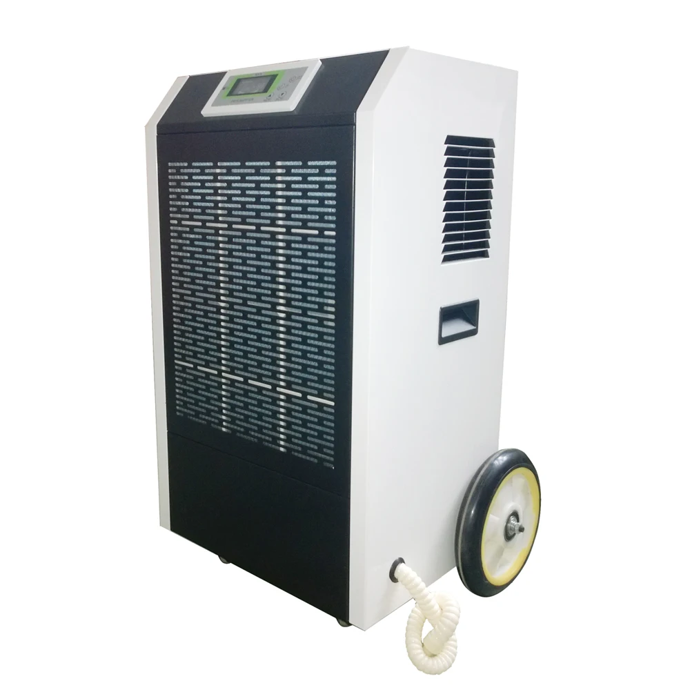 Industrial Portable Dehumidifier Water Damage Restoration Dehumidifier Hand Push Wheel Dehumidifier