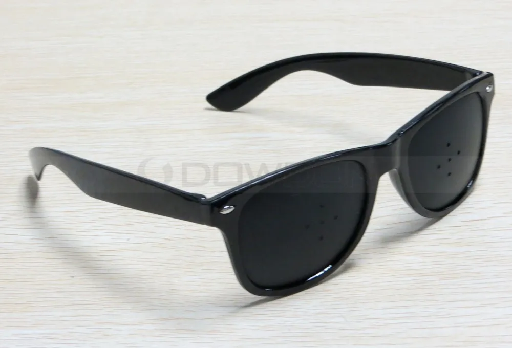 Fashion Eyesight Improver Anti-fatigue Vision Care Stenopeic 5 Holes Pinhole Glasses