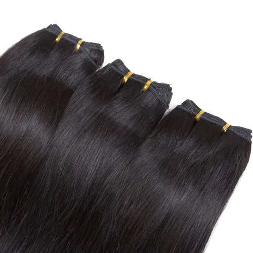 Высокое качество оптовая продажа индийских Реми прямые натуральный черный человеческих волос Ткань