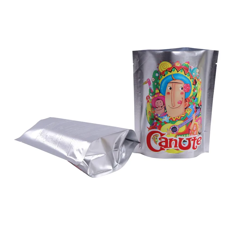 
China Supplier Customized Logo Food Grade Zip Lock Plastic Bag For Snack Food 