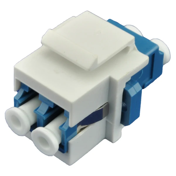 PRO-AV LC MM Fiber KeyConnect Telecom Level OM3 Fiber Optic keystone coupler LC UPC Duplex Multimode Adapter