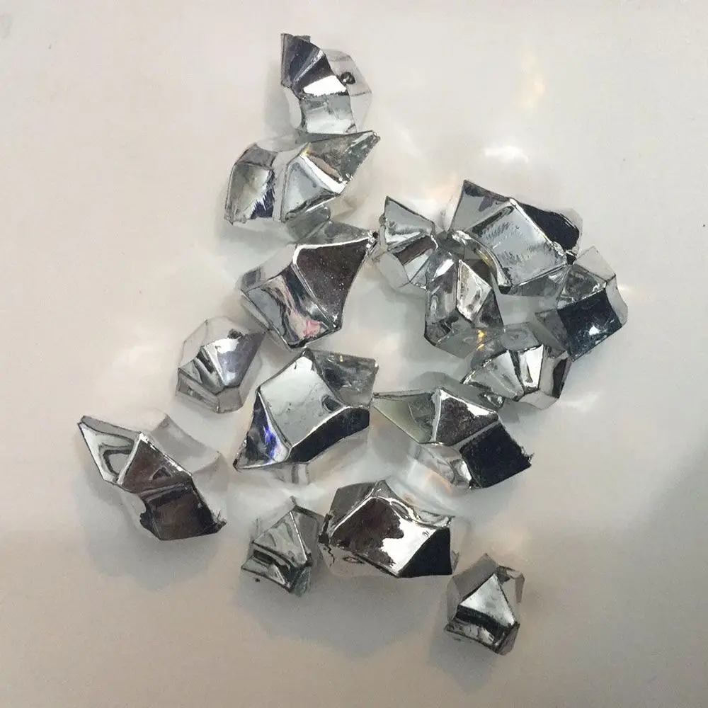 Wholesale Metallic Plated Acrylic Scatter Nuggets Ice, Confetti, Wedding Vase Filler Decoration