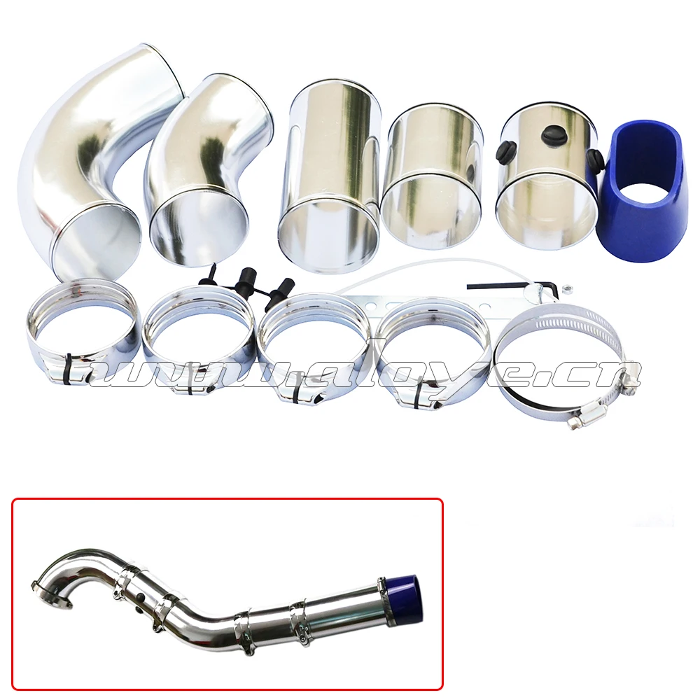 Universal High Performance Modified Car Aluminum Cold Air Intake Pipe