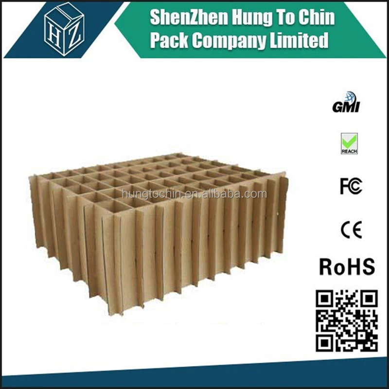 China supplier Cardboard box 3-Layer E-Flute Corrugated partition