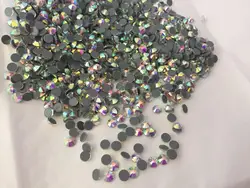 China Factory Wholesale Machine Cut DMC Hotfix Rhinestones Crystal AB SS20