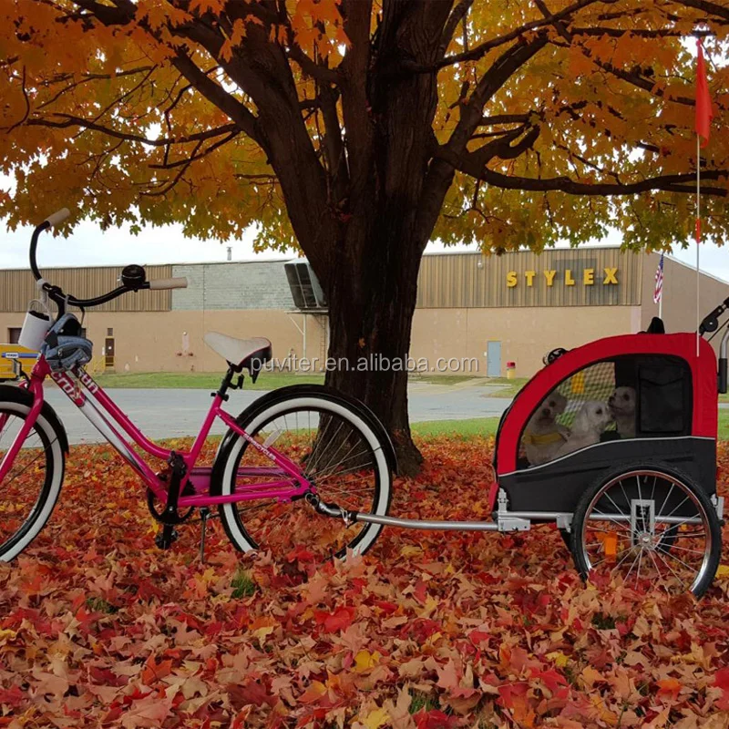 
Factory Directly Pet Bike Trailer Dog Cat Bicycle Pram Stroller pet stroller Jogger Foldable(PT004) 