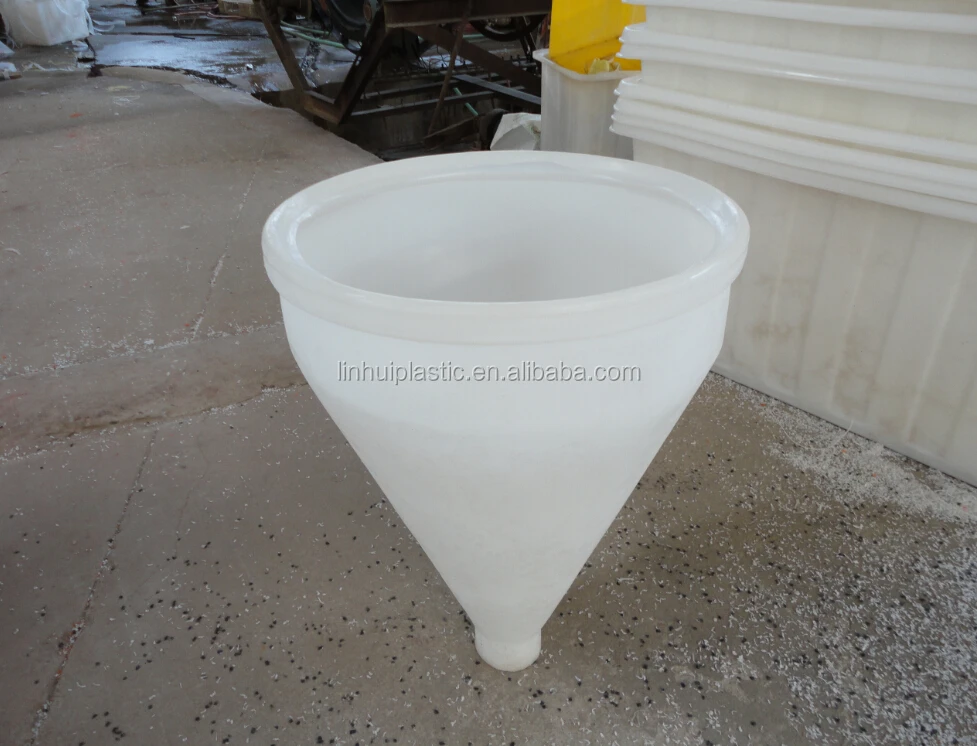 Plastic Hopper and PE food grade large plastic funnel D450*D80*H450 mm