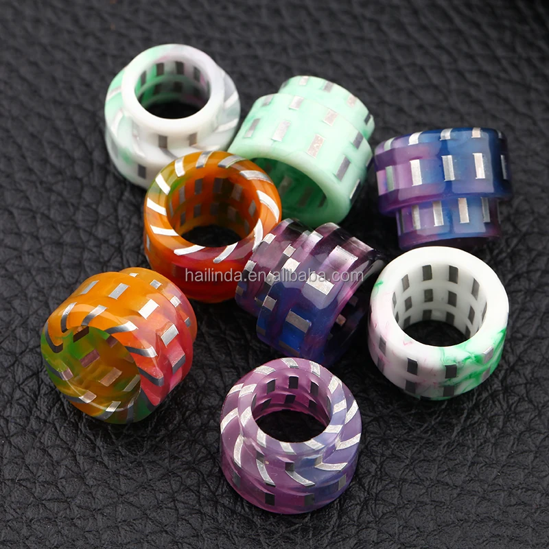 
2017 new products Epoxy Resin 528 goon RDA vape drip tips Wide Bore 810 drip tip 