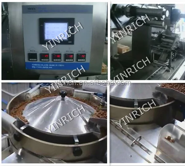 
Pillow type Candy Wrapping machine 