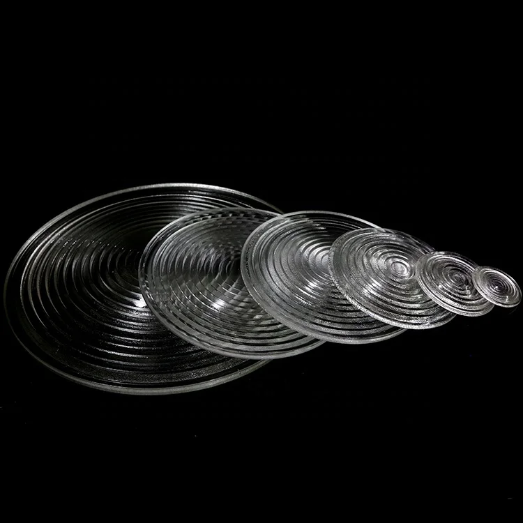 Customized Size optical glass fresnel lens cob