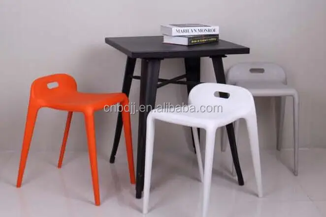 Реплика стефано Giovannoni легкая ручка для переноски отверстие и низкой спинкой юю табуреты для пвб / кухня