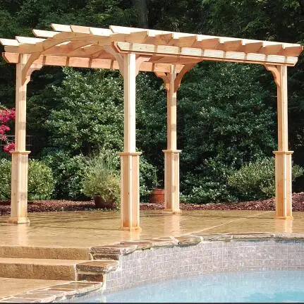New Arrival Cheap price Natural wooden gazebo