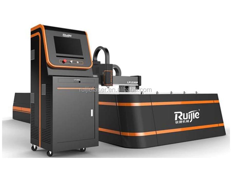 
Ruijie 1000w 2000w Heavy Duty CNC Fiber Laser Metal Cutting Machine Price for Stainless Steel 