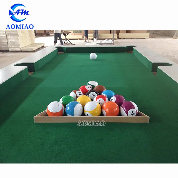 Funny games snooker ball set inflatable snook balls billiards game in Guangzhou
