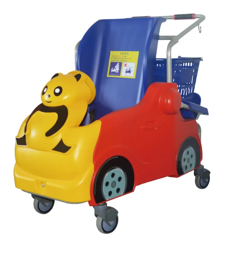 Детская/детская тележка для супермаркета с игрушечной тележкой