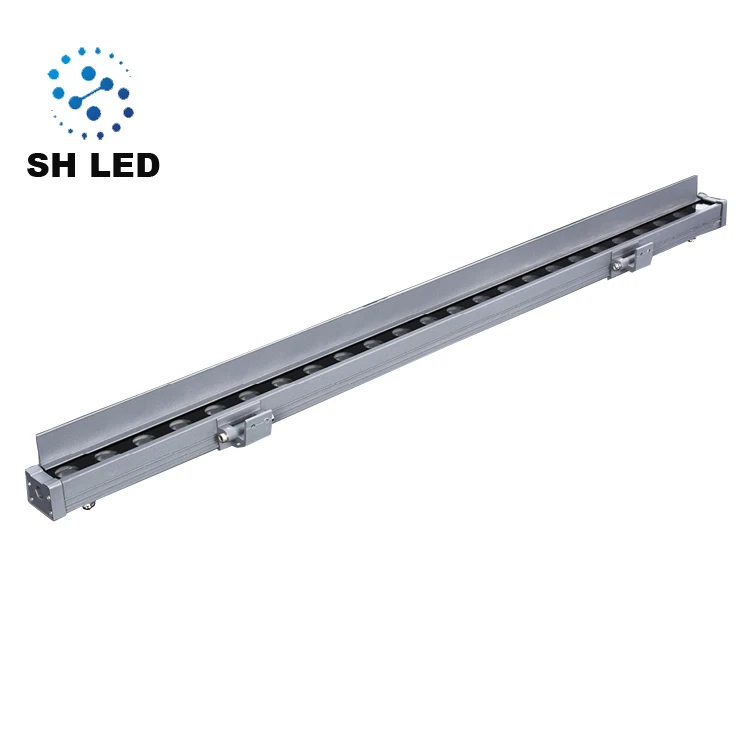 Outdoor Wall Washer Linear IP68 18w RGB Dimmable Outdoor Led Lights Wall Washer for Building Facade Lighting