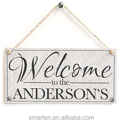 Printable welcome signs hanging the door  Farmhouse Decor