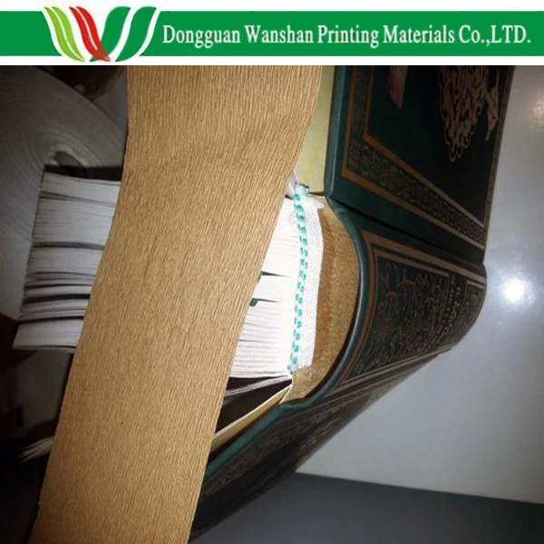 White/brown crepe paper machine, 115 g kraft paper, 300 meters per craft paper roll