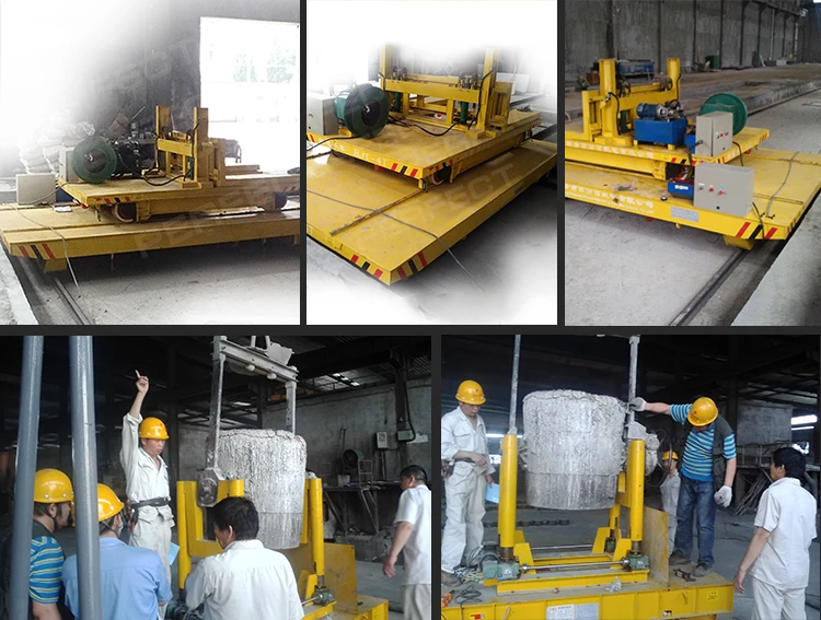 Special rail transfer trolleys