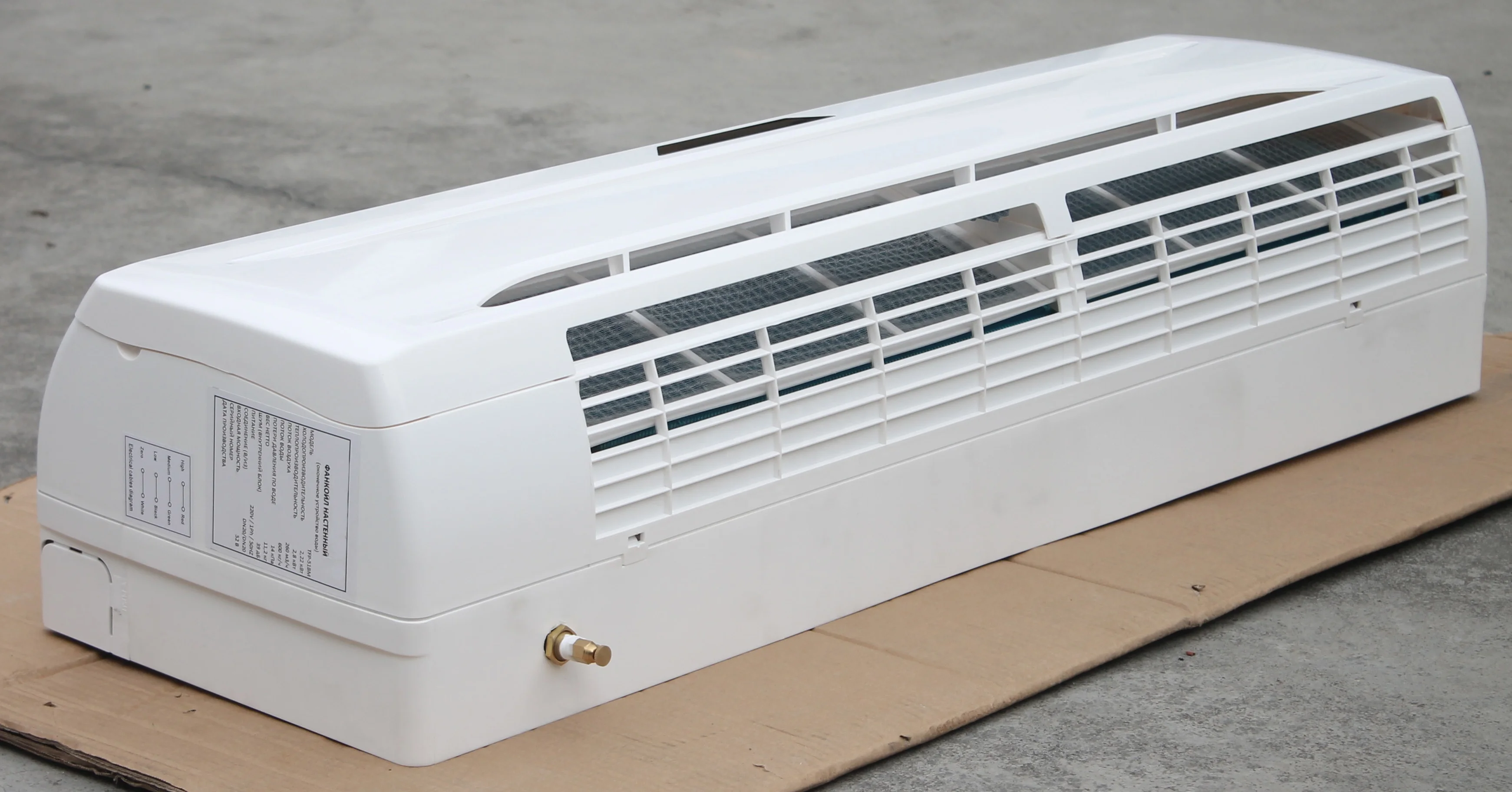 HVAC air conditioner chilled water wall mounted fan coil unit price