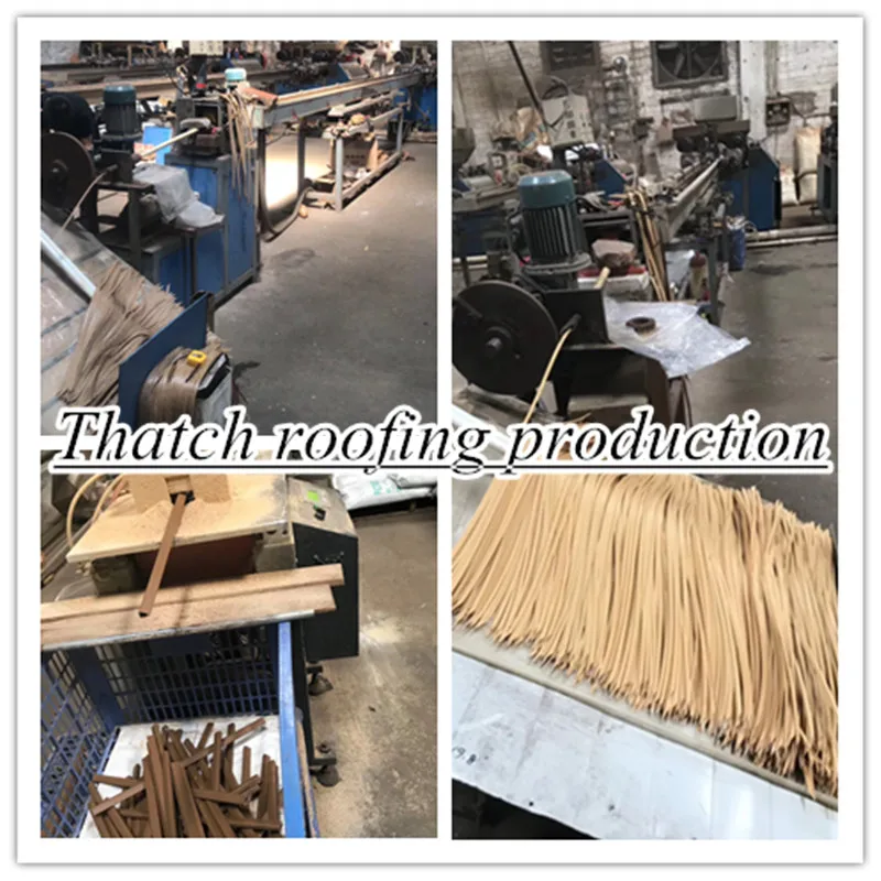 
High quality good flexibility synthetic thatch roofing 